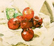 Demuth, Charles Still Life with Apples and a Green Glass Germany oil painting reproduction